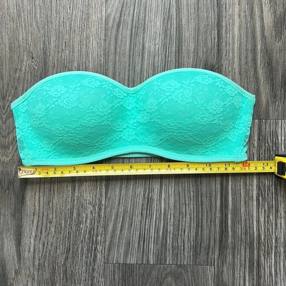 Victoria’s Secret Pink Strapless Bralette Teal Size Small - Picture 7 of 7